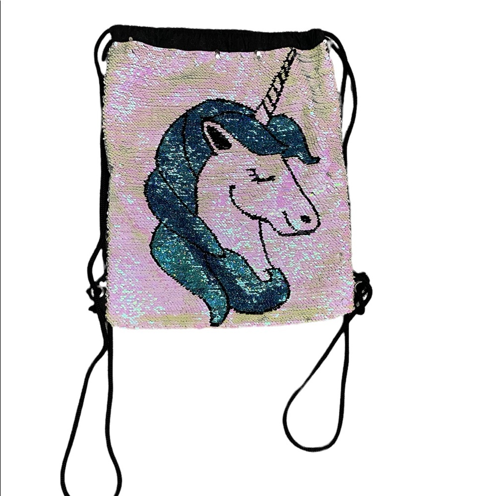 Unicorn Backpack - Drawstring, Color Changing